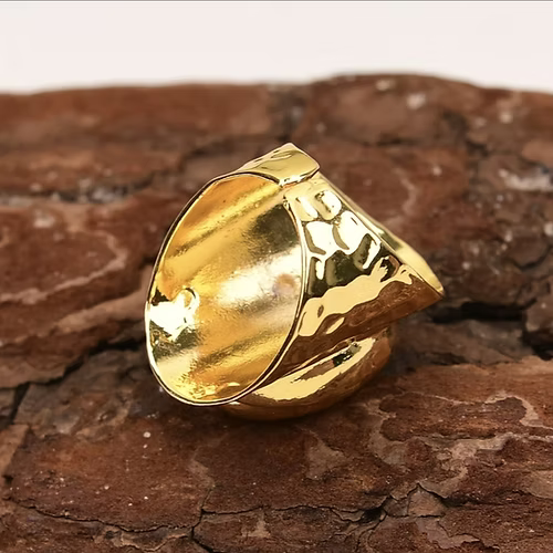 Kiara Keshi Pearl ring - 24ct gold plated