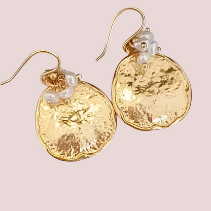 Charlotte Earrings 22ct Gold Plated