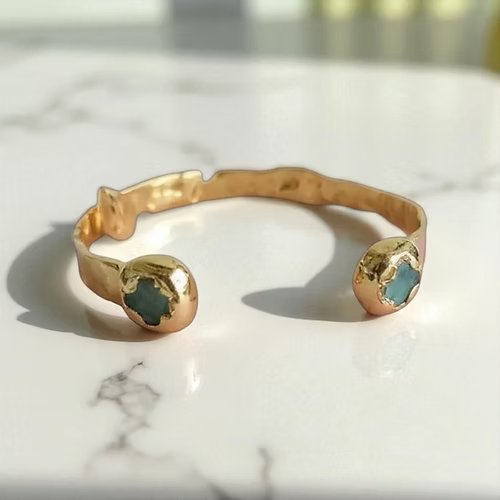 Aurora cuff - 18ct Gold Plated Brass