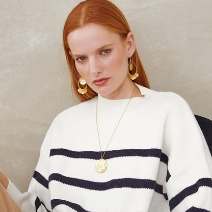 Soleil pendant - 22ct Gold Plated Brass