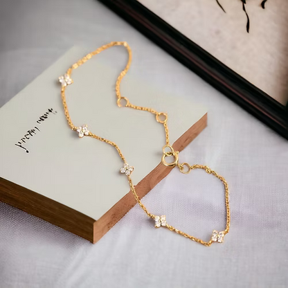 Fleur bracelet - 18k Gold Plated Sterling Silver