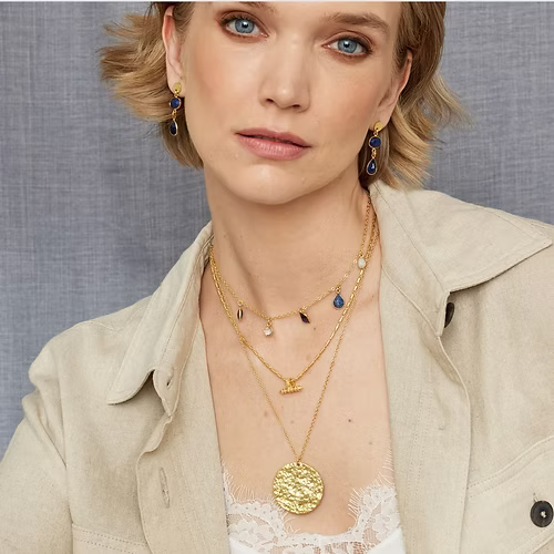 Soleil pendant - 22ct Gold Plated Brass