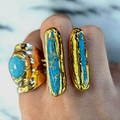 Laguna Ring Green Turquoise