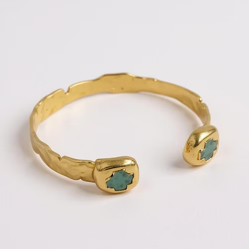 Aurora cuff - 18ct Gold Plated Brass