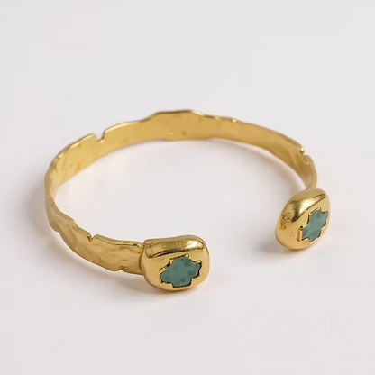 Aurora cuff - 18ct Gold Plated Brass