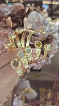 Aurora cuff - 18ct Gold Plated Brass