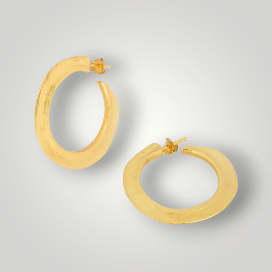 Lola hoops - 22ct Gold Plated
