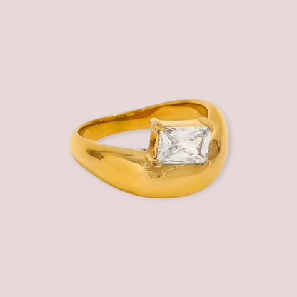 Alaya Ring - 18ct Gold Plated Stainless Steel