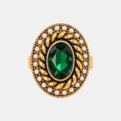 Emerald Green Statement Ring