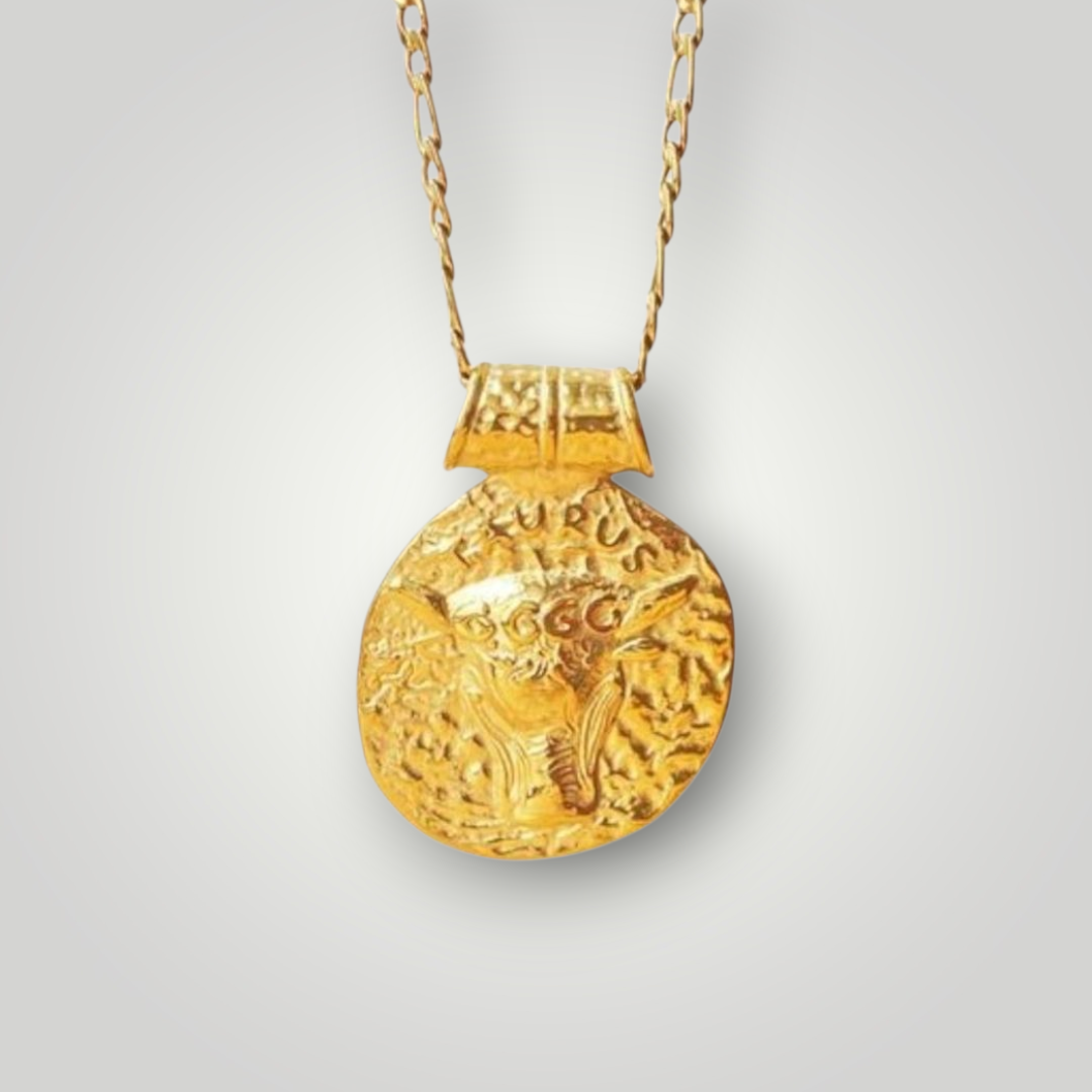 Taurus Zodiac Necklace – 18K Gold PVD Stainless Steel Waterproof