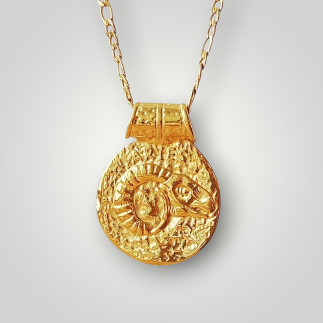 Aries Zodiac Necklace – 18K Gold PVD Stainless Steel Waterproof