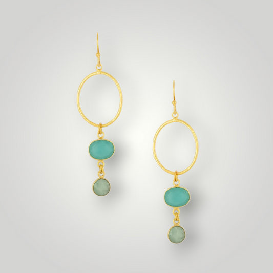 Amalfi hoops - 22ct Gold Plated
