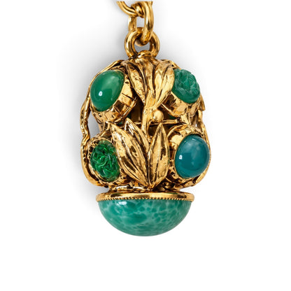 Verdant Garden Sculptural Pendant Necklace