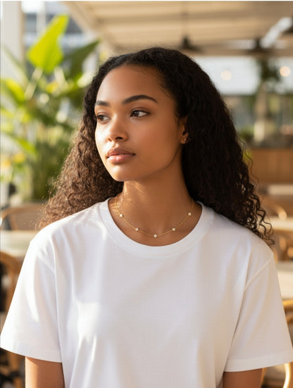 Serenella Mini Star necklace - 18ct Gold Plated Stainless Steel