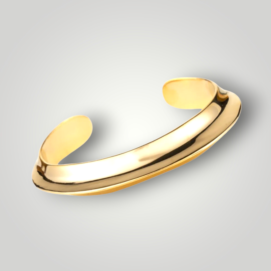 Sculpta Gold Cuff - Stainless Steel- Gold Plated