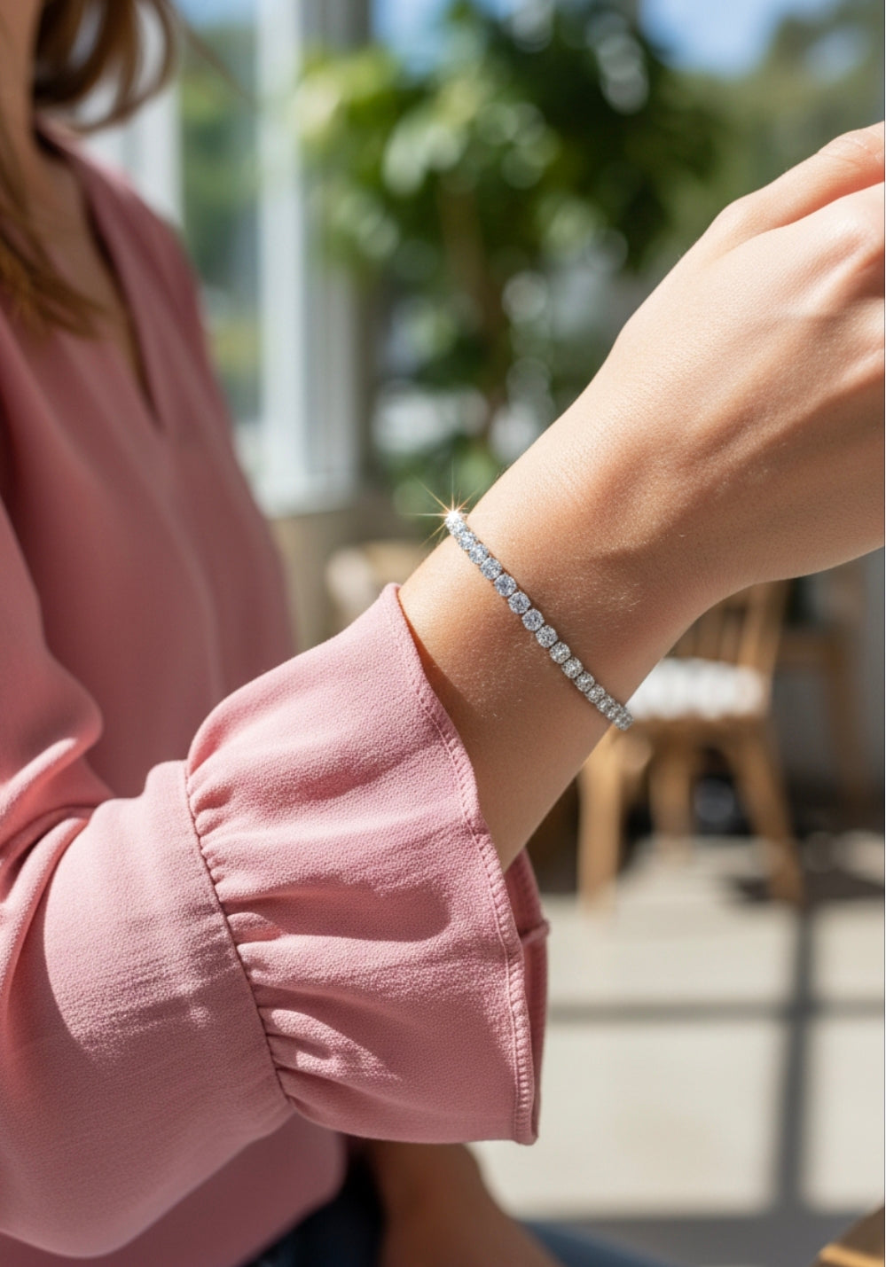 Eterna Classic Moissanite Tennis Bracelet - 4mm Stones