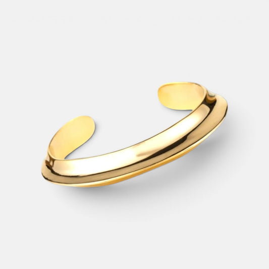 Sculpta Gold Cuff - Stainless Steel- Gold Plated