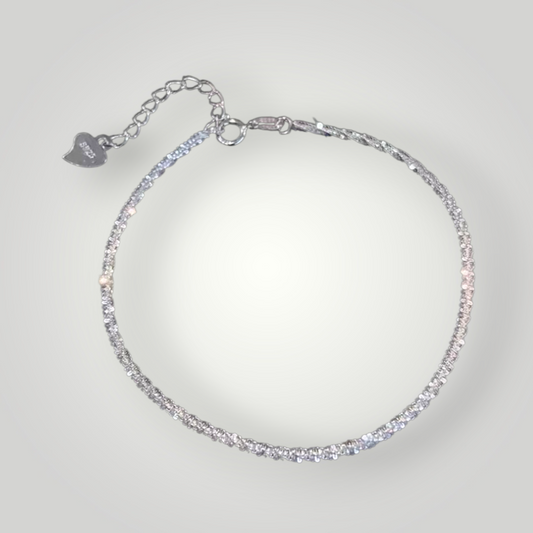 Snowdust Sparkle 925 Sterling Silver Bracelet