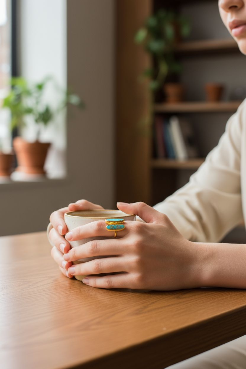 Laguna Ring Green Turquoise