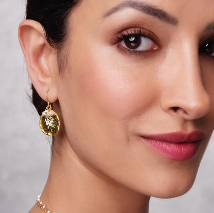 Charlotte Earrings 22ct Gold Plated