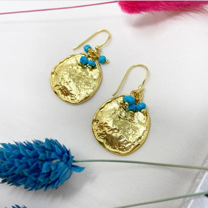 Charlotte earrings 22ct gold plated