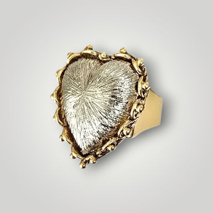 Sacred heart dome ring