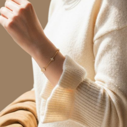 Fleur bracelet - 18k Gold Plated Sterling Silver