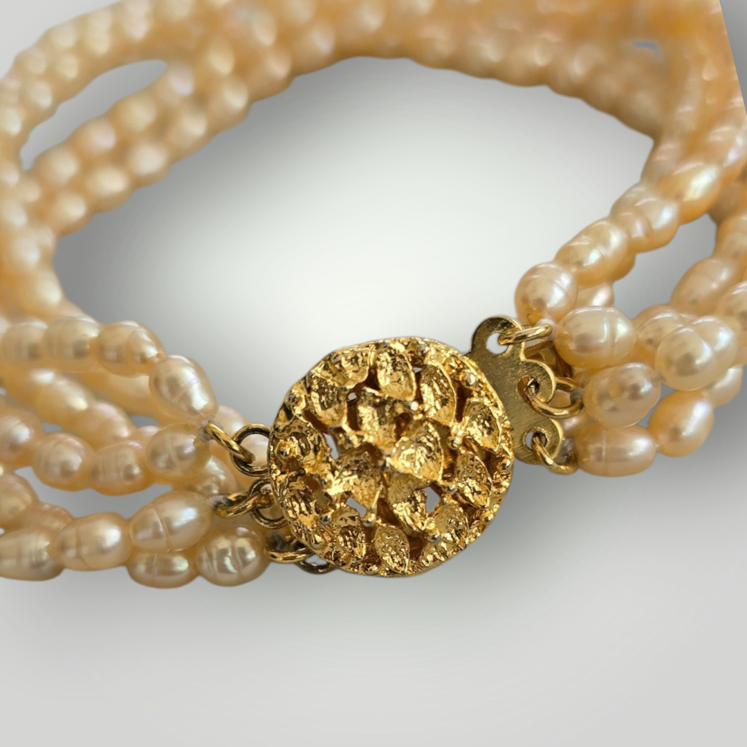 Lucia Multi-Strand Pearl Bracelet
