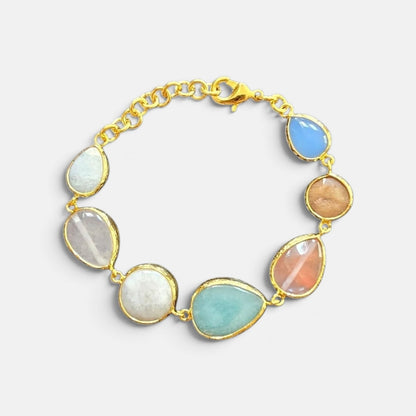 Capri Gemstone Bracelet - Soft Lavender