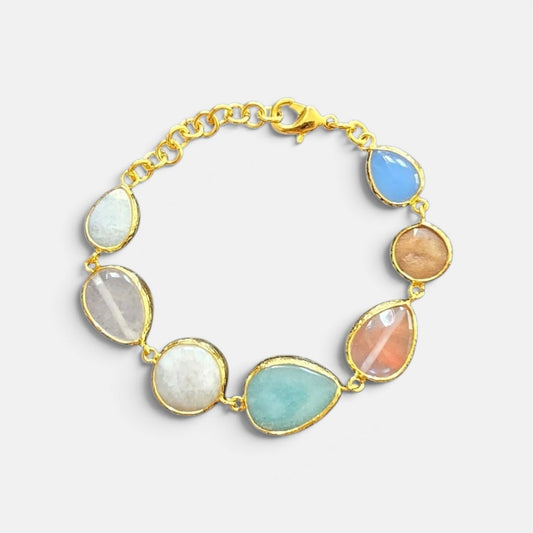 Capri Gemstone Bracelet - Soft Lavender