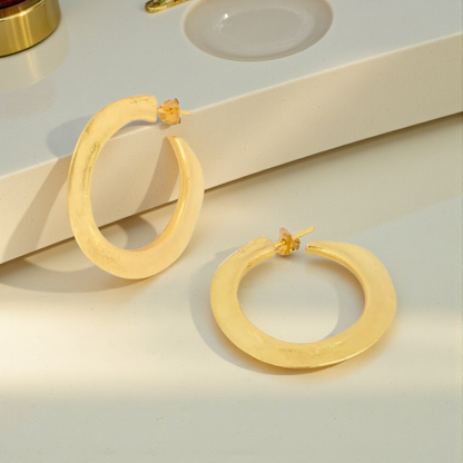 Lola hoops - 22ct Gold Plated