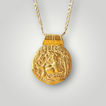 Capricorn Zodiac Necklace – 18K Gold PVD Stainless Steel Waterproof