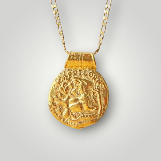 Capricorn Zodiac Necklace – 18K Gold PVD Stainless Steel Waterproof