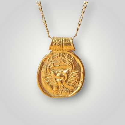 Cancer Zodiac Necklace – 18K Gold PVD Stainless Steel Waterproof