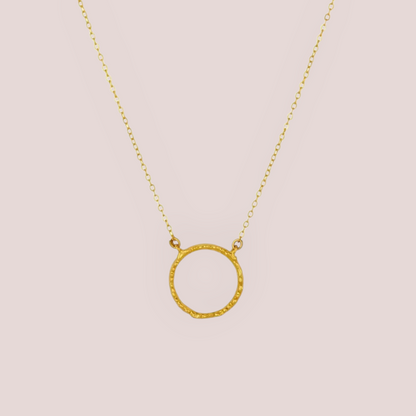 Chelsea Gold Ring necklace - 22ct Gold Plated Brass