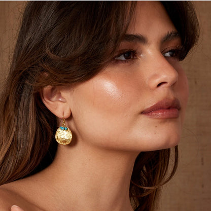 Charlotte earrings 22ct gold plated