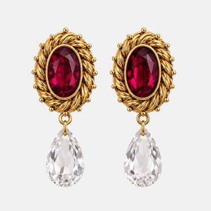 Florentine Baroque Crystal Drop Earrings