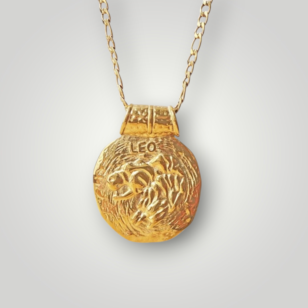 Leo Zodiac Necklace – 18K Gold PVD Stainless Steel Waterproof