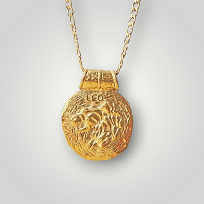 Leo Zodiac Necklace – 18K Gold PVD Stainless Steel Waterproof