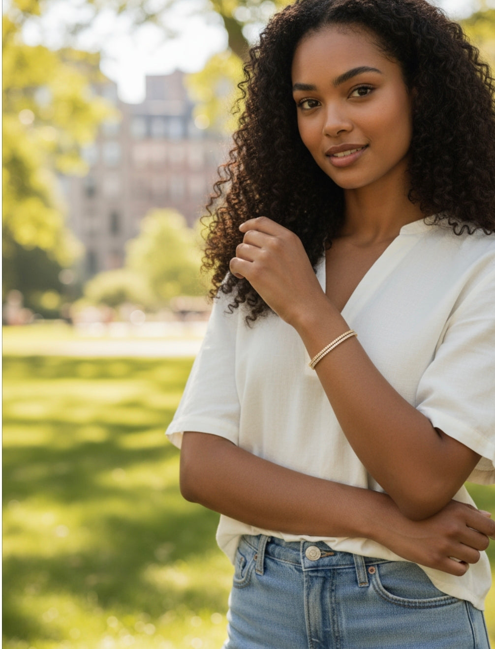 Stella Pavé Bangle - 925 Sterling Silver in Gold & Silver