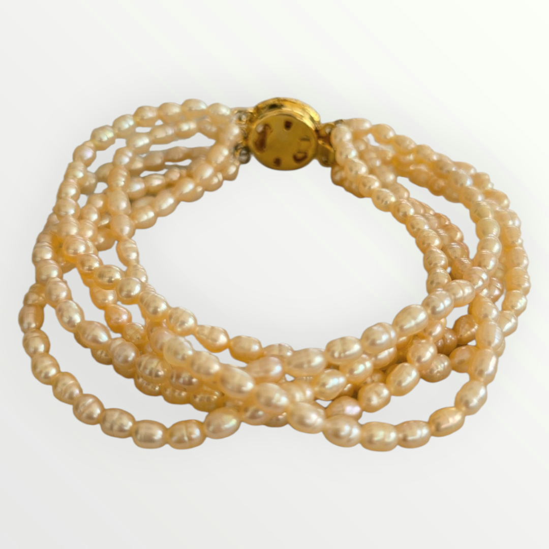 Lucia Multi-Strand Pearl Bracelet