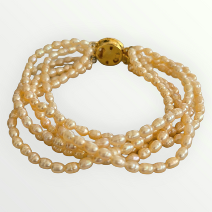 Lucia Multi-Strand Pearl Bracelet
