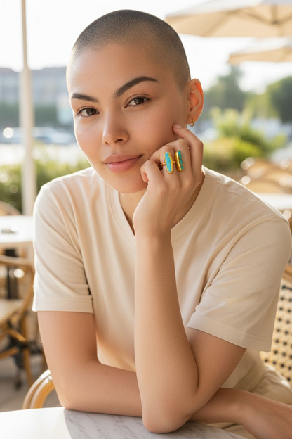 Laguna Ring Green Turquoise