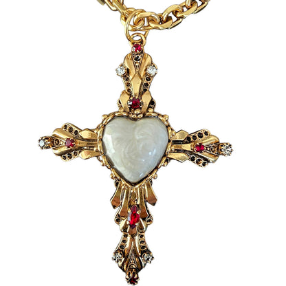 Bianca Sacra Cross Necklace