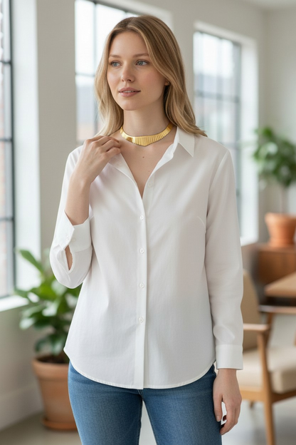 1970s Vintage Gold Plated Statement Collar Necklace