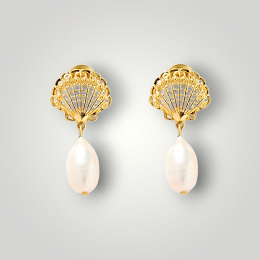 Chiara Pearl Drop Earrings