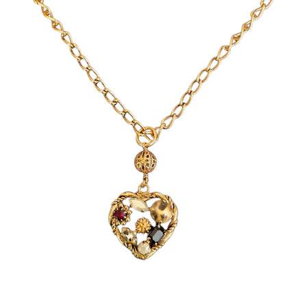 Swaroski Crystal Heart Necklace