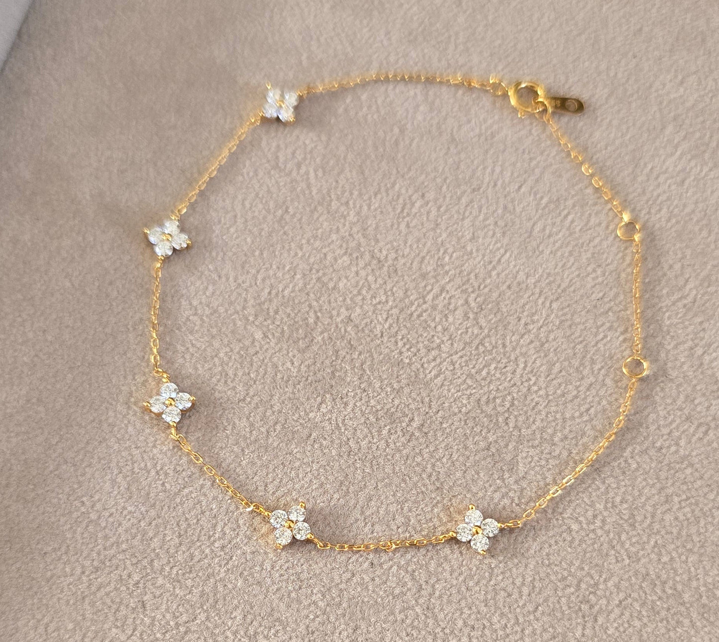Fleur bracelet - 18k Gold Plated Sterling Silver