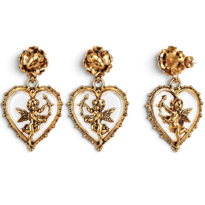 Cherub Heart Earrings