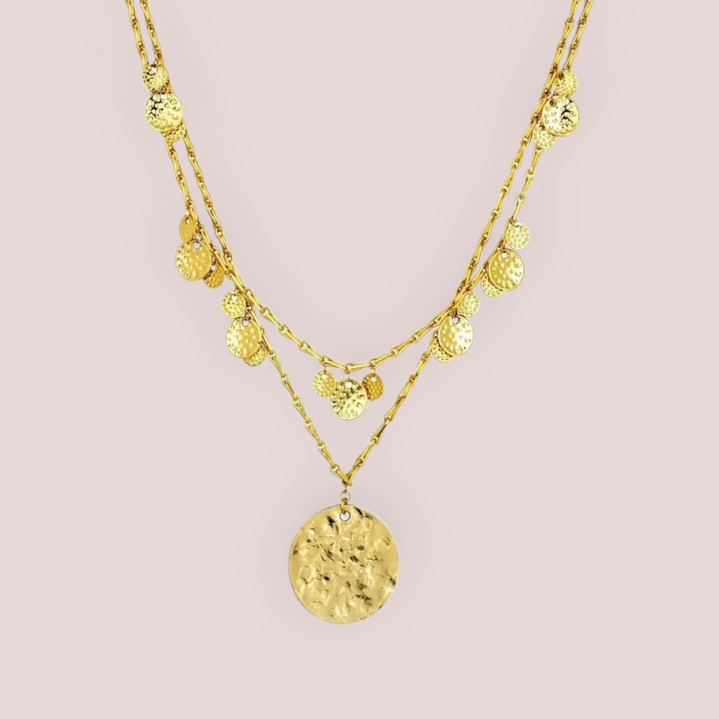 Penelope Gold Necklace - 18ct Gold Plated Brass
